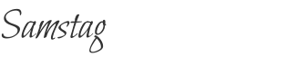 Samstag
